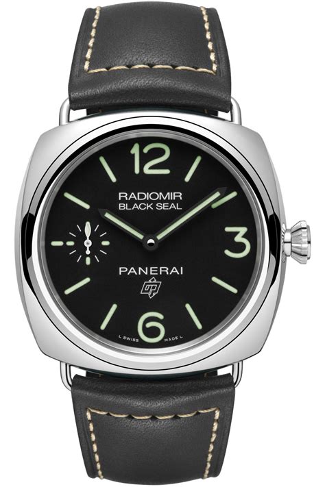 panerai pam black seal|radiomir Panerai price.